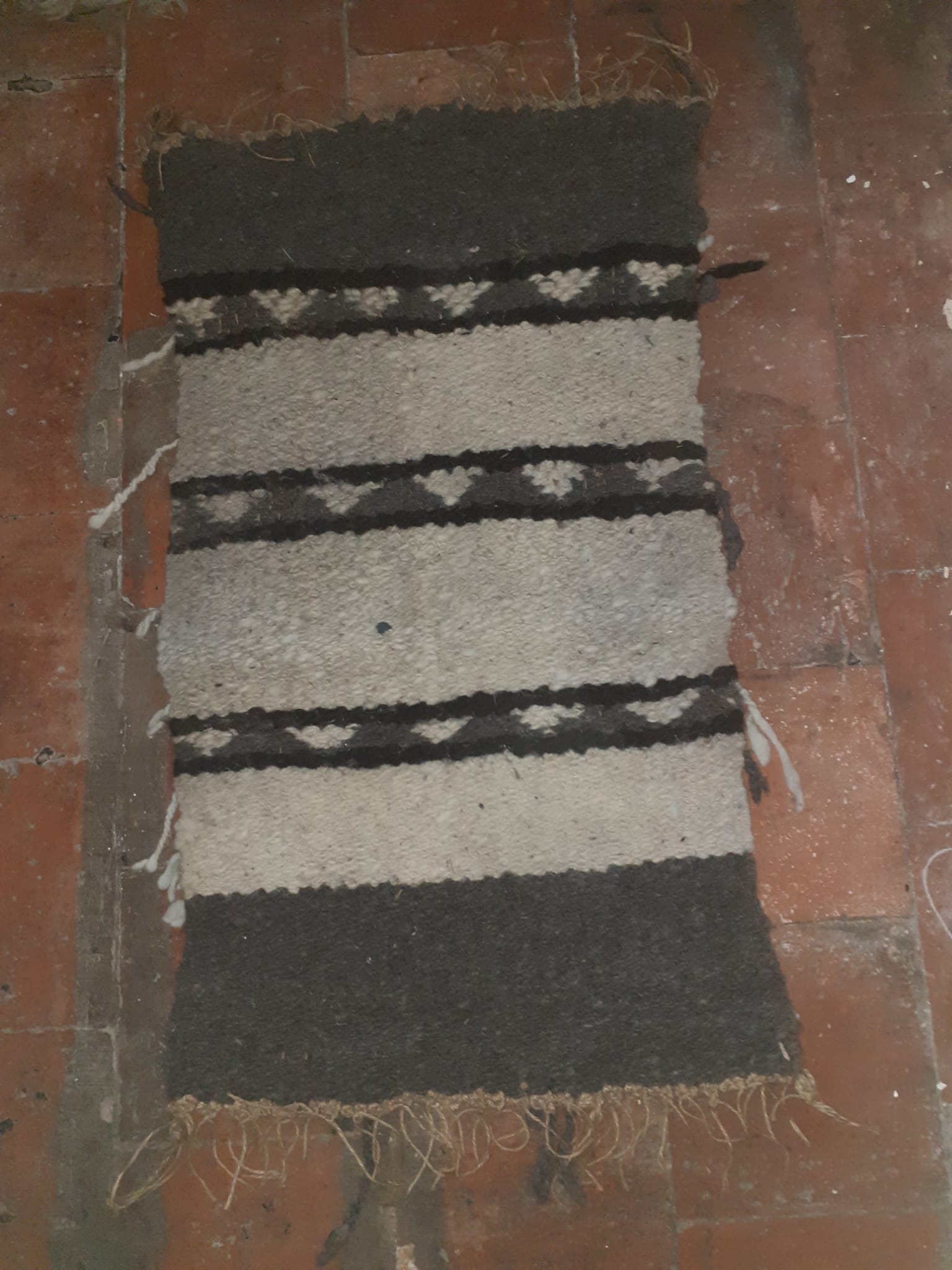 Handwoven textile rug